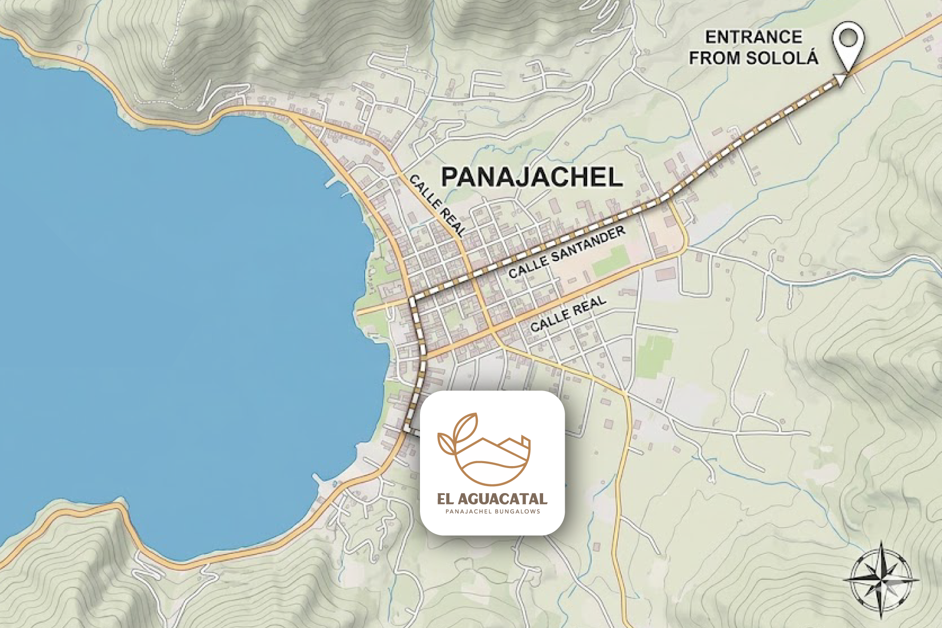 budget hotel bungalows in lake atitlan